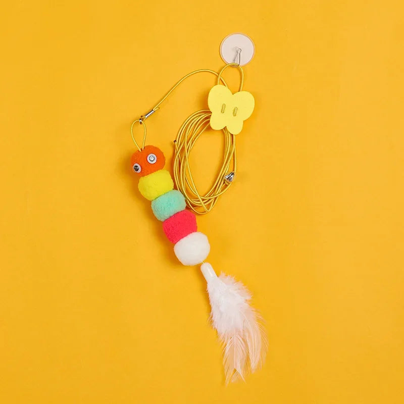 Self-Play Hanging Cat Teaser Wand Toy