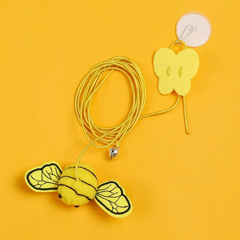 Self-Play Hanging Cat Teaser Wand Toy