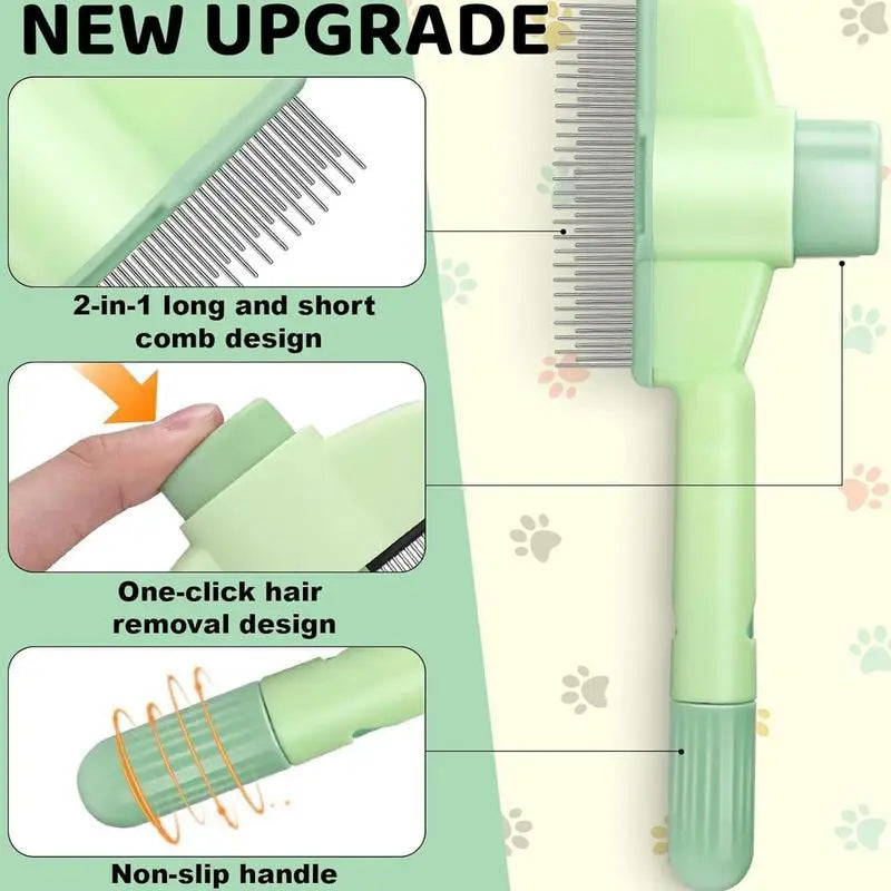 Self-Cleaning Dog & Cat Grooming Brush