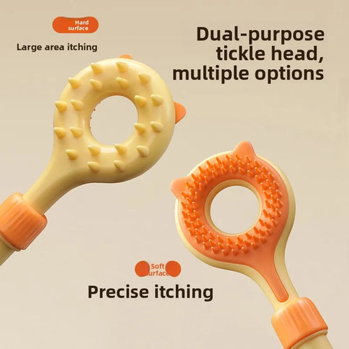 2-in-1 Retractable Cat Teaser & Massage Toy