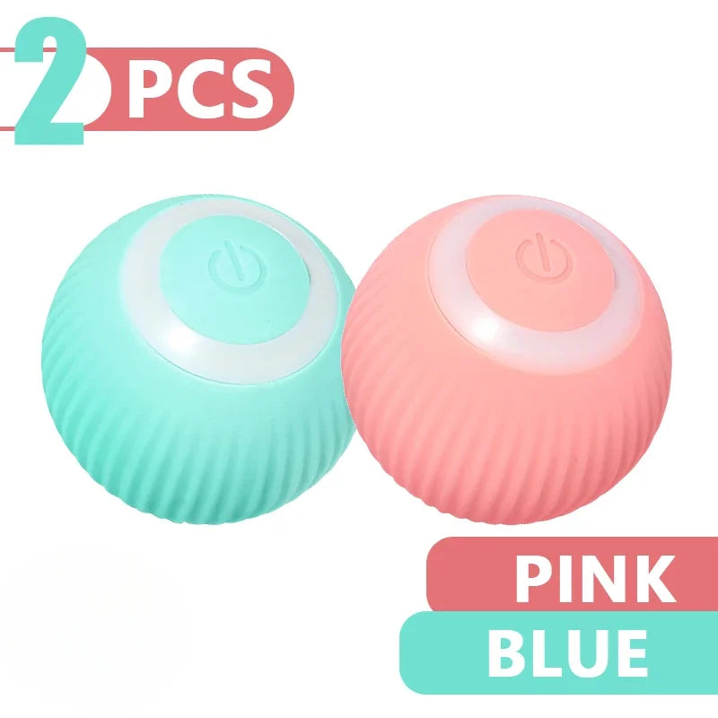 Electronic Auto-Rolling Cat Ball Toy