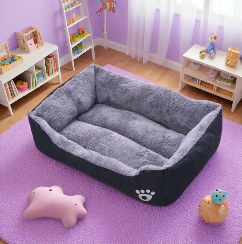 Plush Deep-Sleep Pet Bed — Dogs & Cats