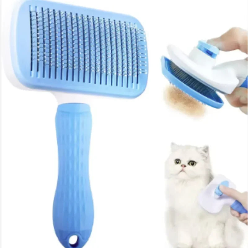 Long Hair De-Shedding Brush for Dogs & Cats