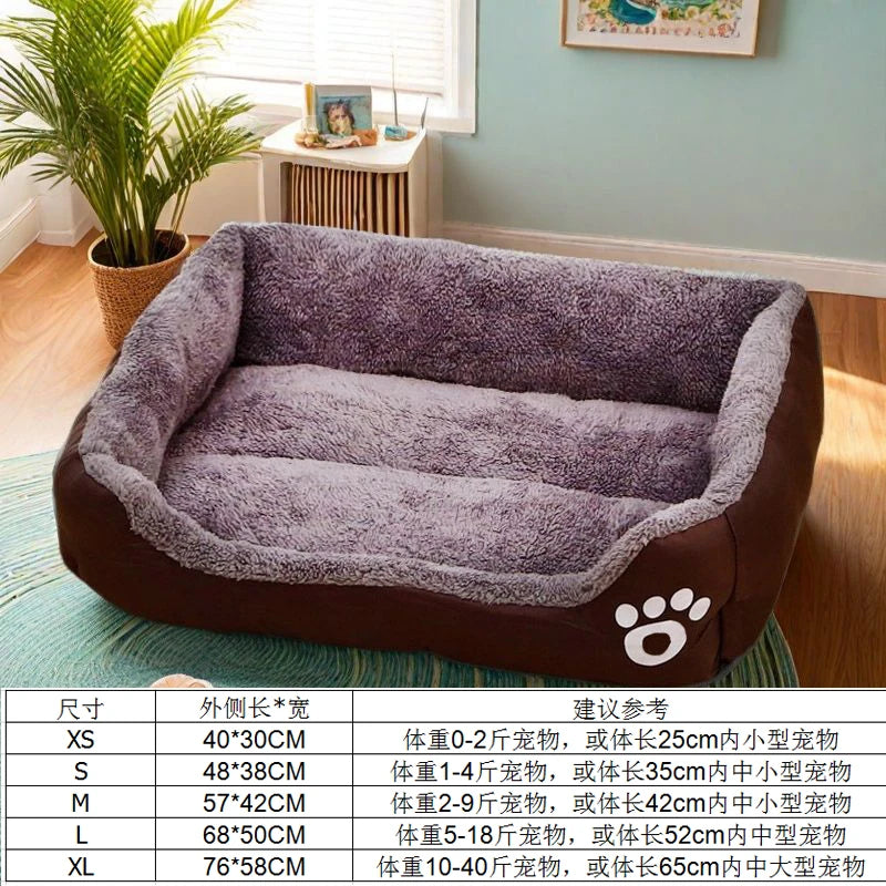 Plush Deep-Sleep Pet Bed — Dogs & Cats