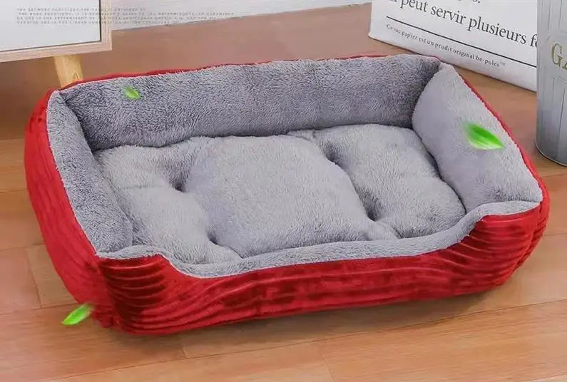 Plush Deep-Sleep Pet Bed — Dogs & Cats