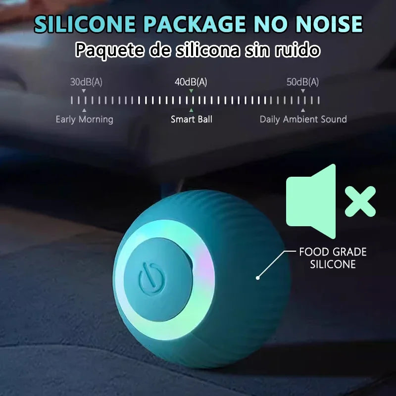 Electronic Auto-Rolling Cat Ball Toy